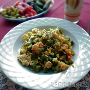 Green Beans with Eggs