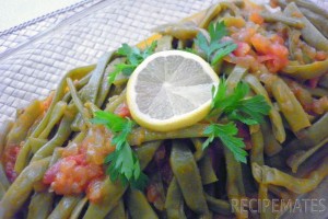 String Beans in Olive Oil